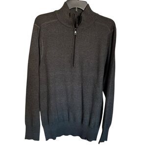 Glyder Sweater Men's Size M Charcoal Zip-Up